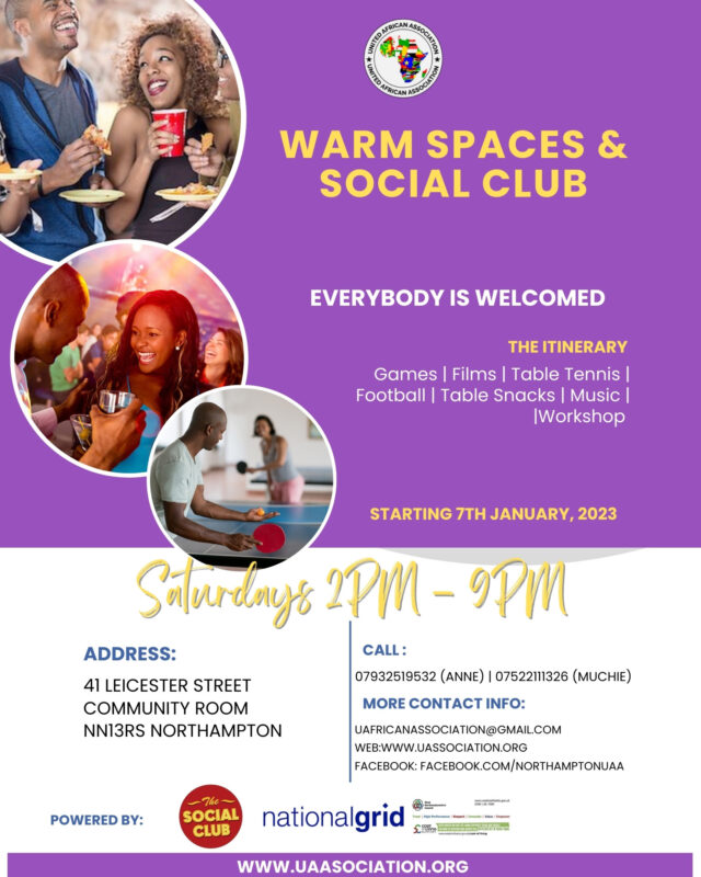 United African Association – Warm Spaces