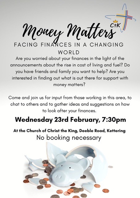 Money Matters Meeting Wednesday 23 February 2022
