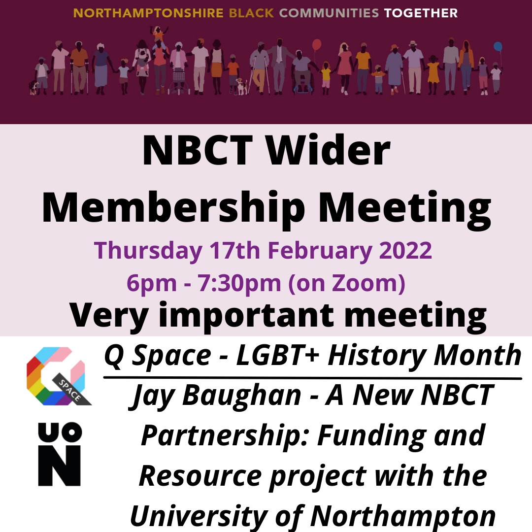NBCT Wider Membership Meeting Thursday 17th February 2022